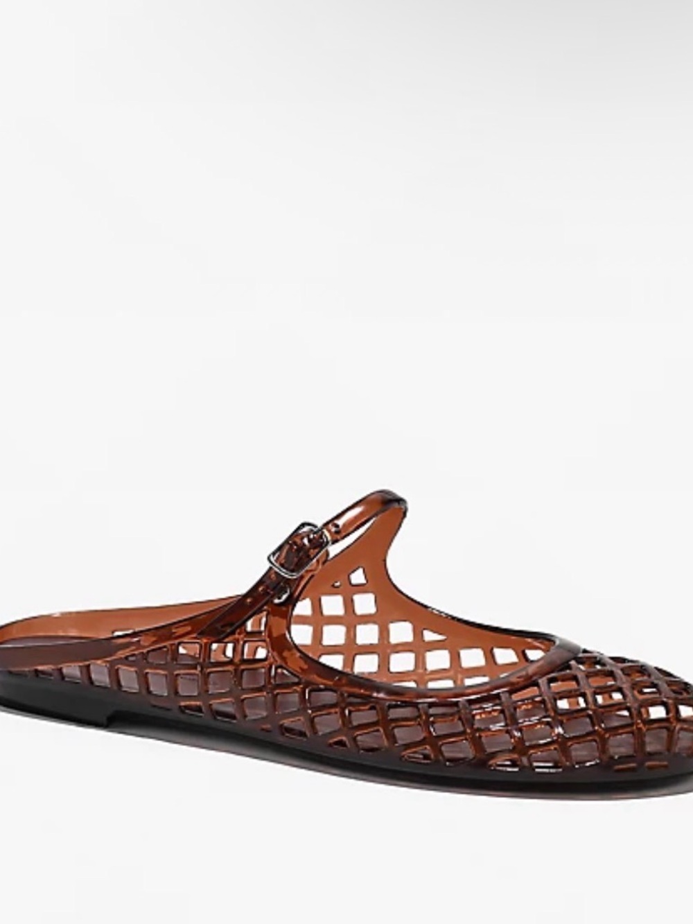 Zumiez Women's Brown Lattice Slip-On Flat with Buckle